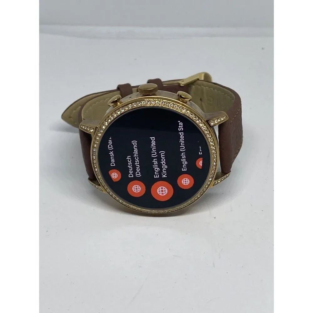 Fossil Gen 4 Authentic Digital Dial Smart Watch Custom Band FTW6015 AB174
